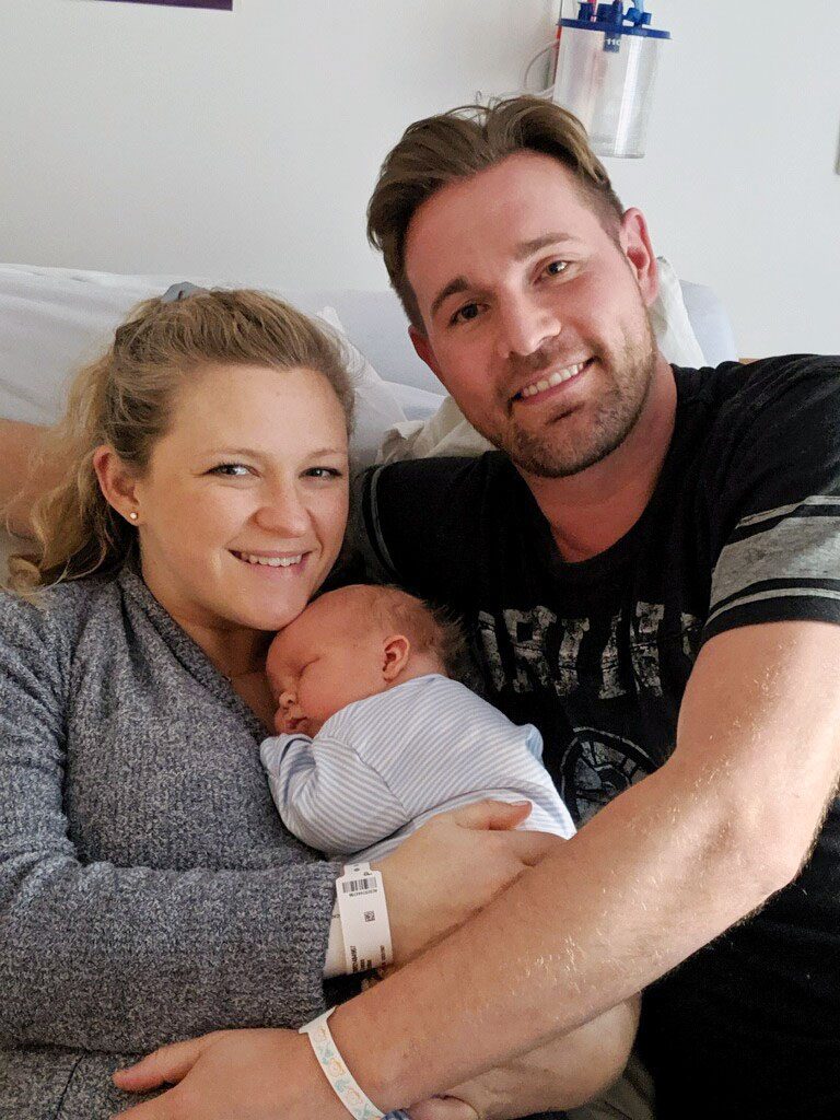 Kristen and Craig Shames with their son, Harrison